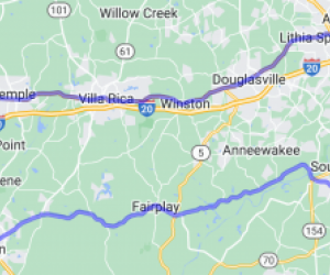 West of Atlanta Country Route | United States West of Atlanta Country Route | United States
