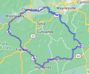 Toxaway Cherokee Parkway Highlands Loop | United States Toxaway Cherokee Parkway Highlands Loop | United States