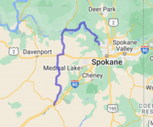 Corkscrew Highway along the Spokane River |  United States