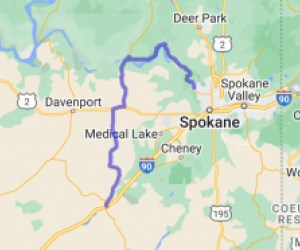 Corkscrew Highway along the Spokane River | United States Corkscrew Highway along the Spokane River | United States