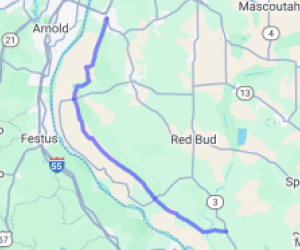 Bluff Road - Columbia to Ellis Grove |  United States