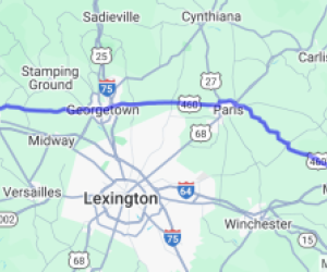 US 460 North of Lexington - Scenic Horse Farms Ride |  United States