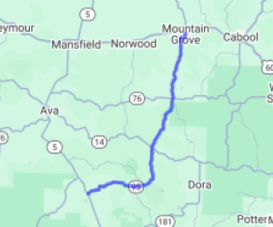 MO-95 - Mountain Grove to MO-5 |  United States