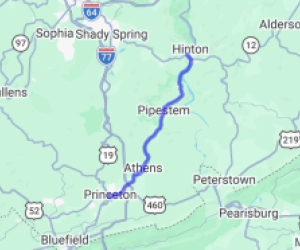 WV 20 to nearly southern border of state |  United States